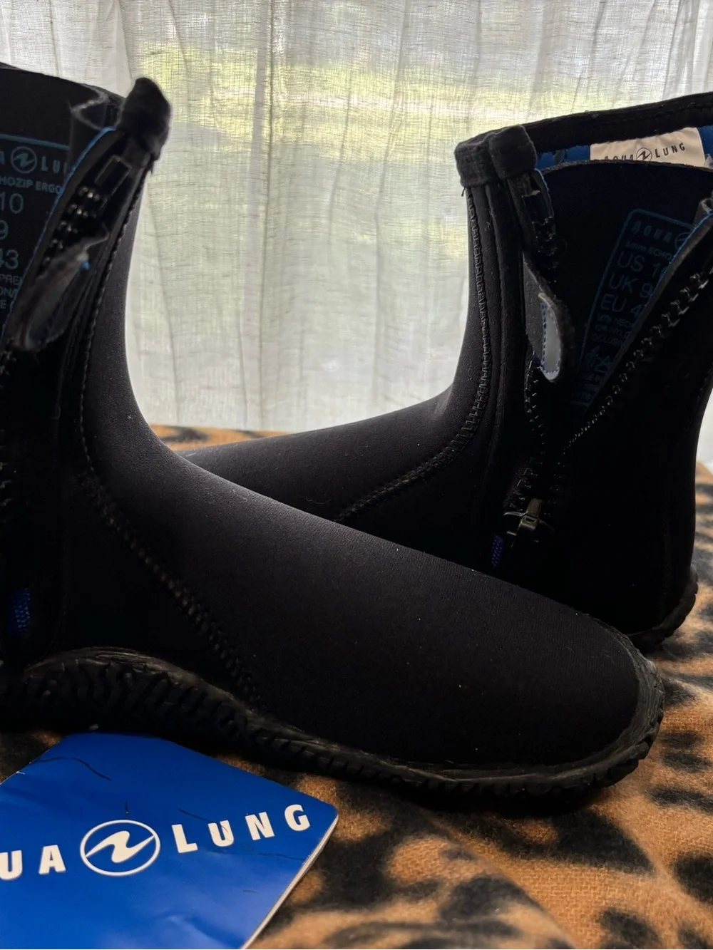 Aqua Lung 5MM Black Neoprene Dive Boots